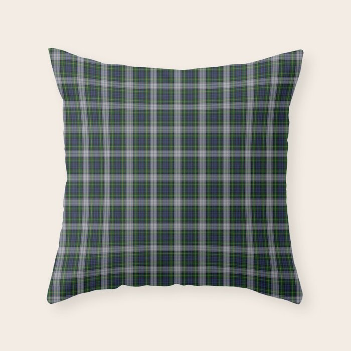 Dress Gordon Scottish Tartan Plaid Pattern Throw Pillow Gallery Image 1