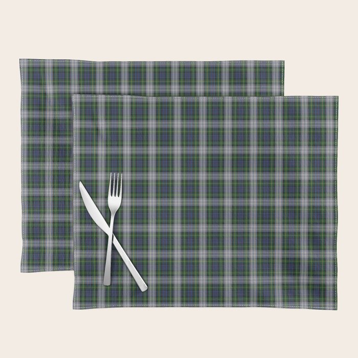 Dress Gordon Scottish Tartan Plaid Pattern Placemat Gallery Image 1