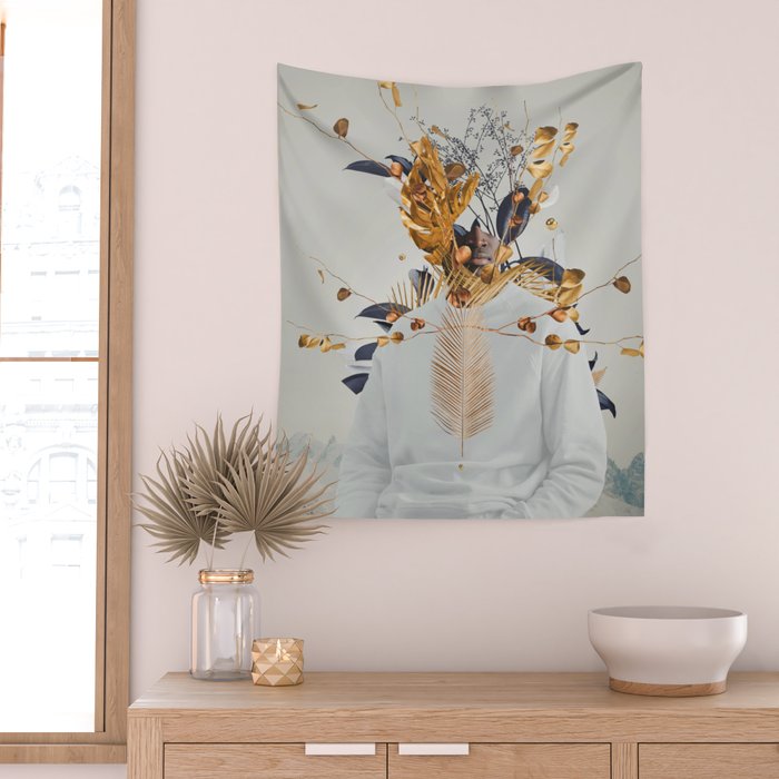 Silence and Simplicity Wall Tapestry Gallery Image 2