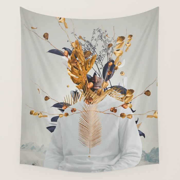 Silence and Simplicity Wall Tapestry Gallery Image 1