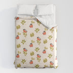 Eurasian bullfinch Duvet Cover Gallery Image 6