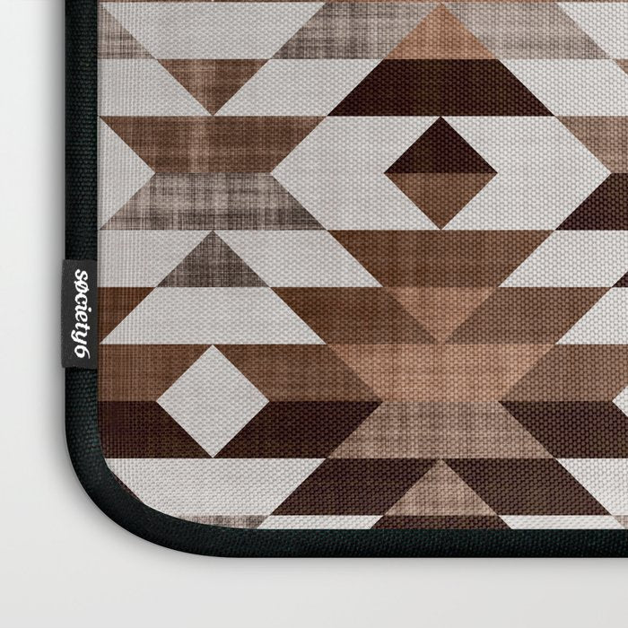 Aztec, Boho Prints Laptop Sleeve Gallery Image 3