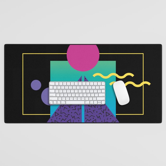 Memphis Pattern 37 / 80s - 90s Retro Desk Mat Gallery Image 1