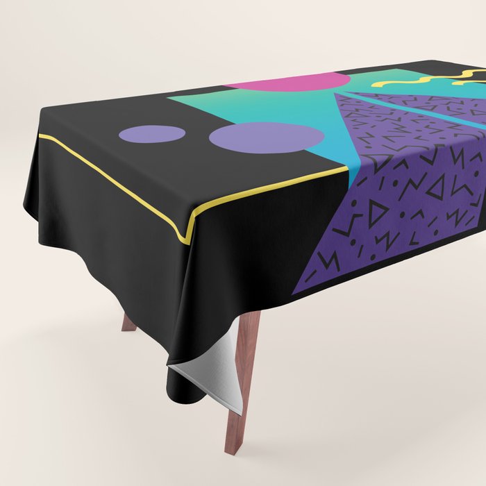 Memphis Pattern 37 / 80s - 90s Retro Tablecloth Gallery Image 1