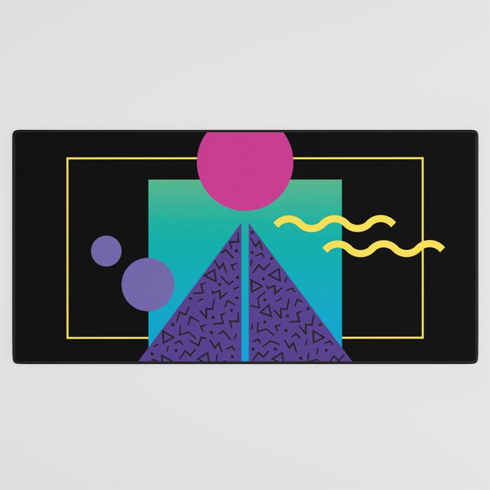 Memphis Pattern 37 / 80s - 90s Retro Desk Mat Gallery Image 3