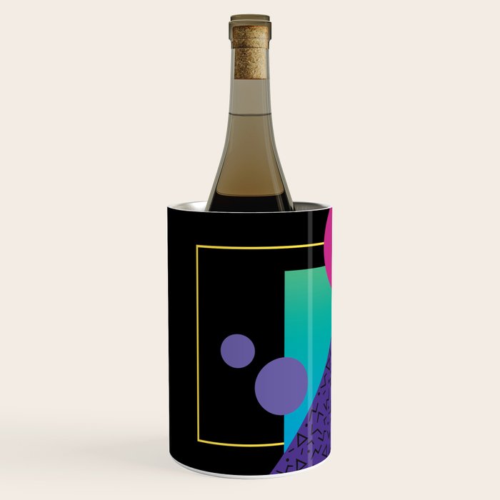 Memphis Pattern 37 / 80s - 90s Retro Wine Chiller Gallery Image 2