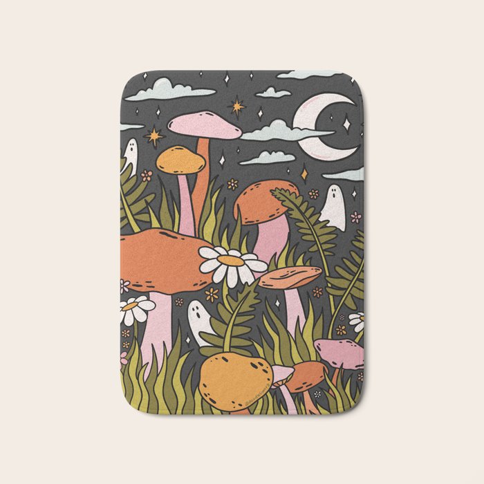 Ghosts in the Forest Bath Mat Gallery Image 1