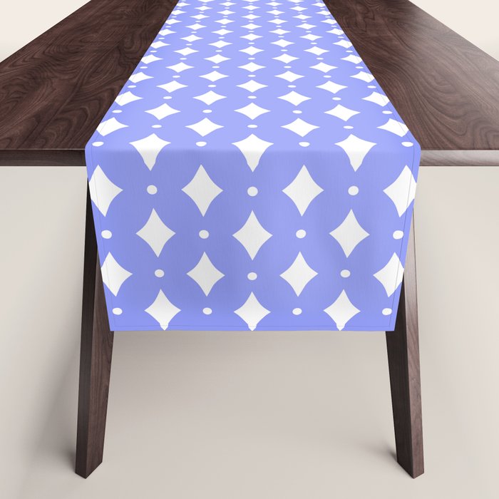 Vintage Stars XVI Periwinkle Blue Table Runner Gallery Image 1
