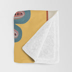 Striped Bird Pair II Throw Blanket Gallery Image 3