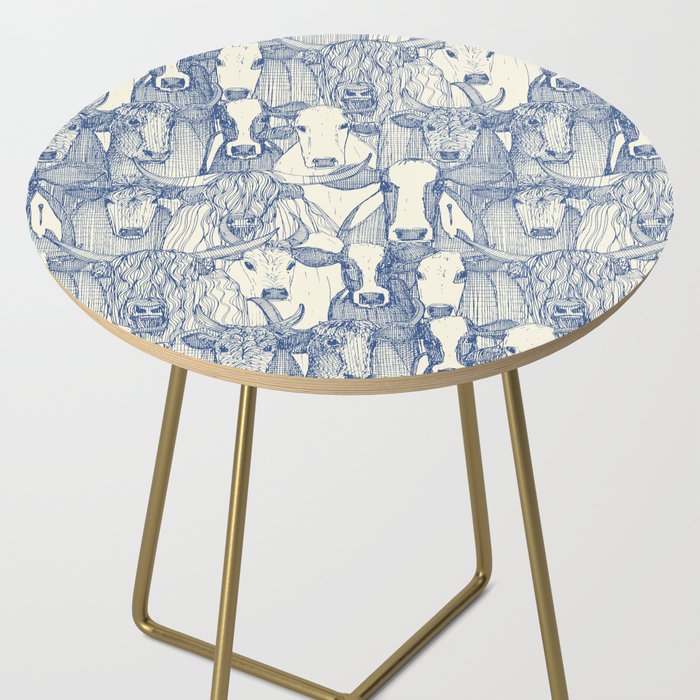 just cattle classic blue pearl Side Table Gallery Image 2