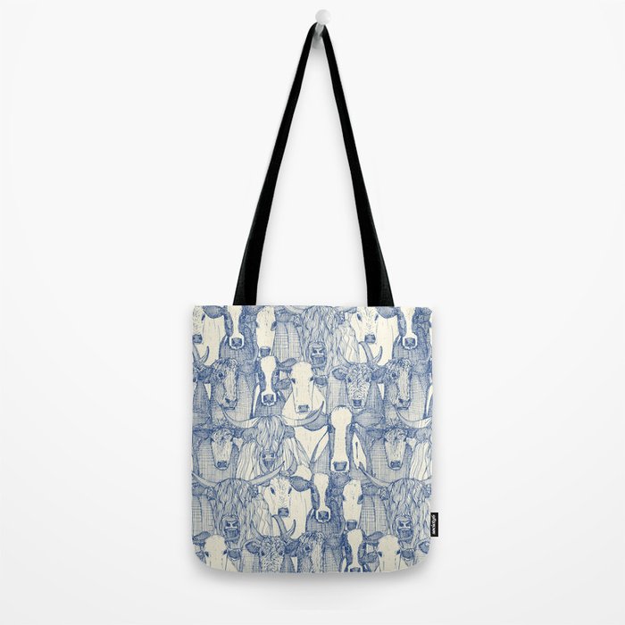 just cattle classic blue pearl Tote Bag Gallery Image 2