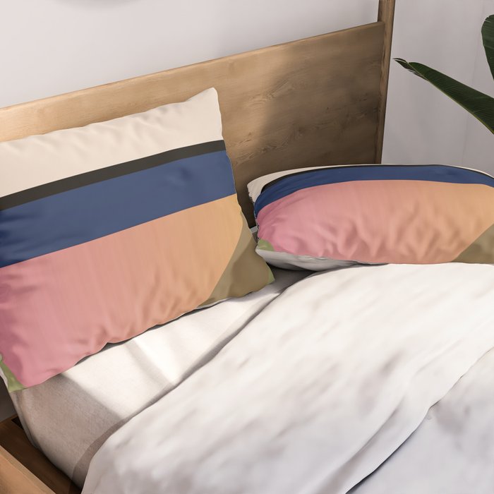 Geometric Abstract Vase 3 Pillow Sham Gallery Image 2