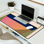Geometric Abstract Vase 3 Desk Mat Gallery Image 2