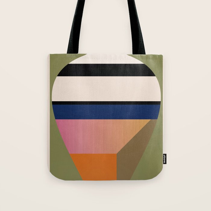 Geometric Abstract Vase 3 Tote Bag Gallery Image 1