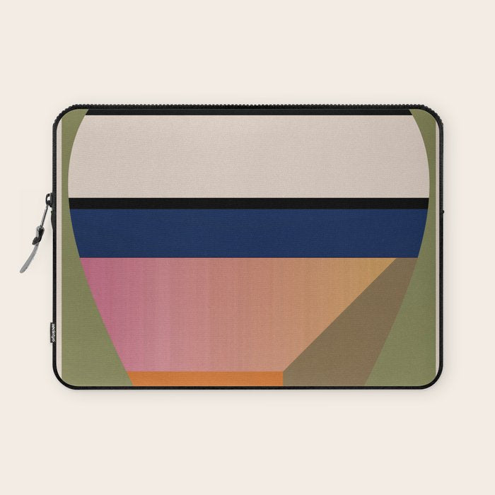 Geometric Abstract Vase 3 Laptop Sleeve Gallery Image 1