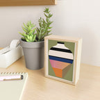 Geometric Abstract Vase 3 Mini Art Print Gallery Image 2