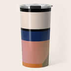 Geometric Abstract Vase 3 Travel Mug Gallery Image 1