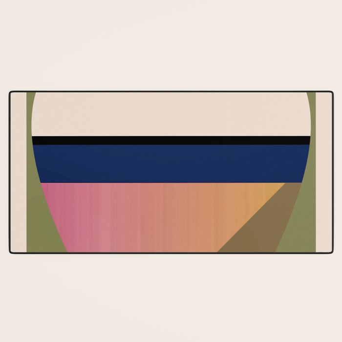 Geometric Abstract Vase 3 Desk Mat Gallery Image 3
