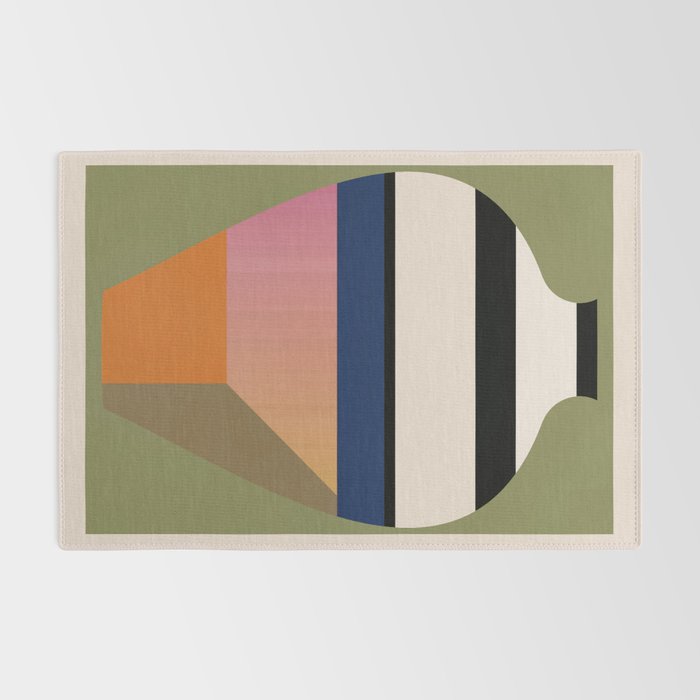 Geometric Abstract Vase 3 Rug Gallery Image 2
