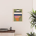 Geometric Abstract Vase 3 Poster Gallery Image 2