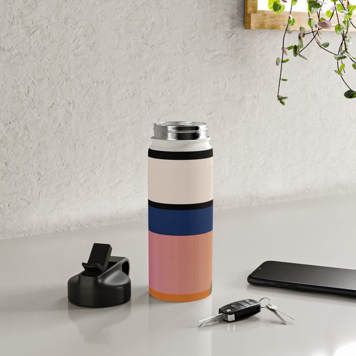 Geometric Abstract Vase 3 Water Bottle Gallery Image 4