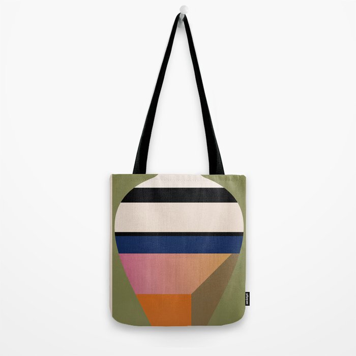Geometric Abstract Vase 3 Tote Bag Gallery Image 2