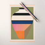 Geometric Abstract Vase 3 Wrapping Paper Gallery Image 1