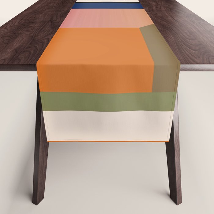 Geometric Abstract Vase 3 Table Runner Gallery Image 1