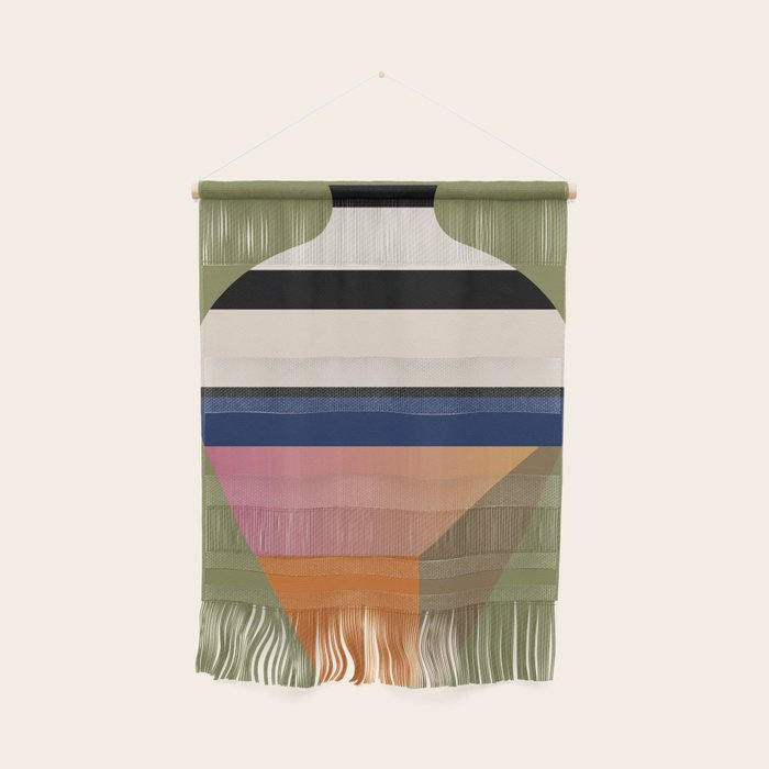 Geometric Abstract Vase 3 Wall Hanging Gallery Image 1