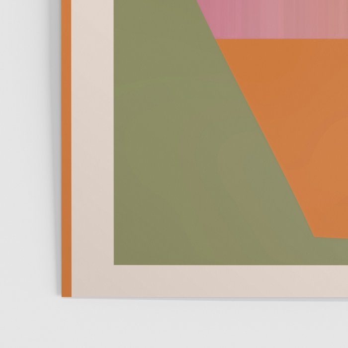 Geometric Abstract Vase 3 Poster Gallery Image 3