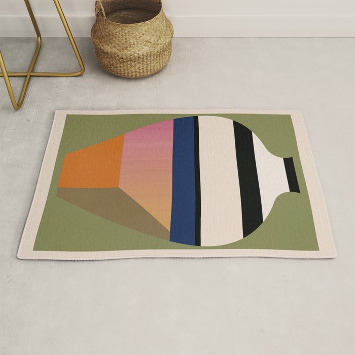 Geometric Abstract Vase 3 Rug Gallery Image 1