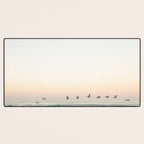 Birds at sunset | Playa Santa Teresa Costa Rica | Travel photography Desk Mat Gallery Image 3