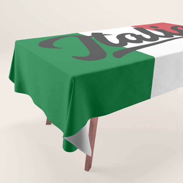 Italian Flag Tablecloth Gallery Image 1