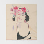 Blooming 11 Throw Blanket Gallery Image 2