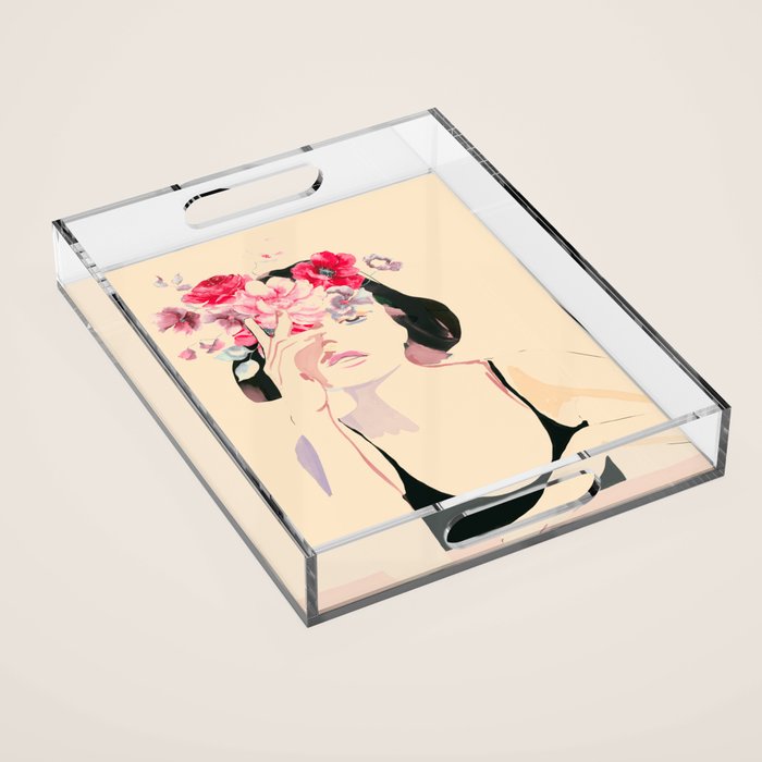 Blooming 11 Acrylic Tray Gallery Image 1
