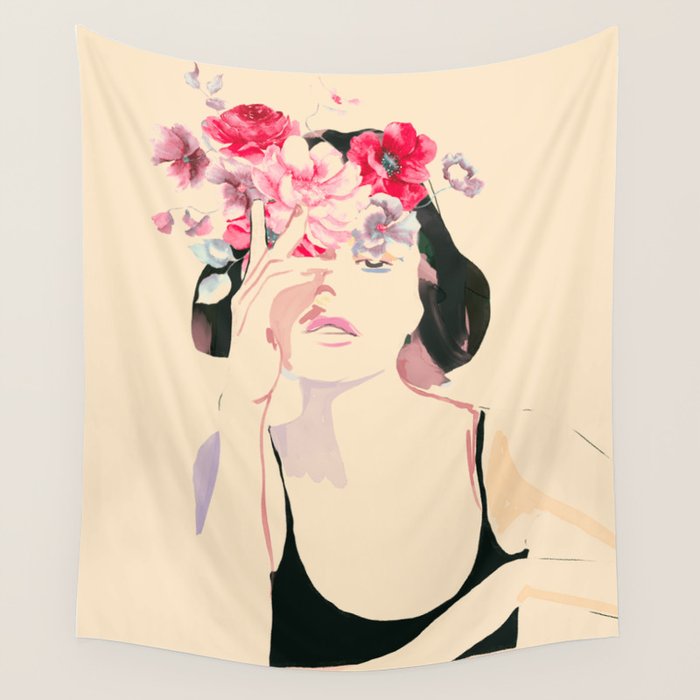 Blooming 11 Wall Tapestry Gallery Image 4