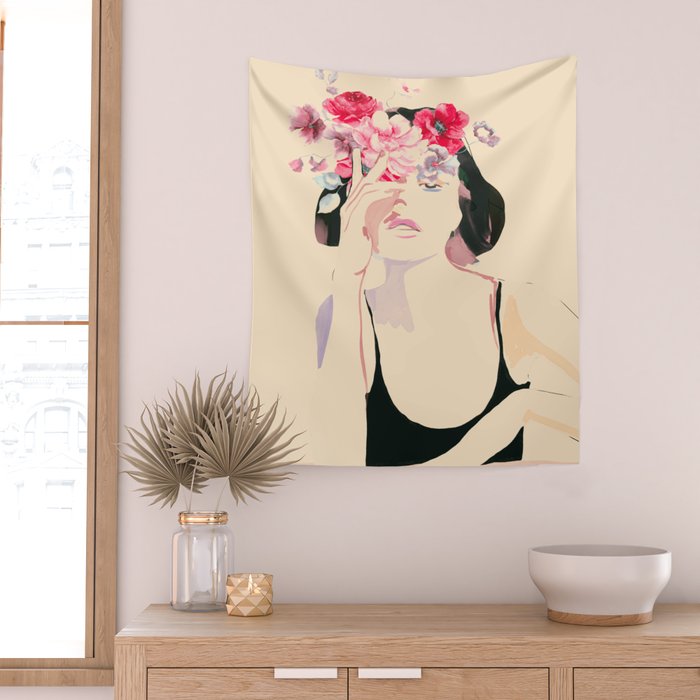 Blooming 11 Wall Tapestry Gallery Image 2
