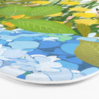 Hummingbird Summer Garden Bath Mat Gallery Image 3
