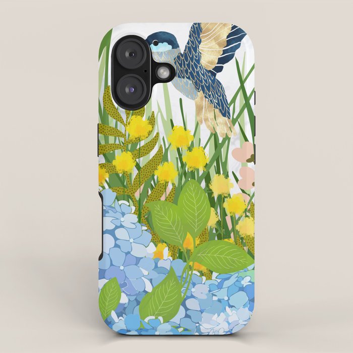 Hummingbird Summer Garden iPhone Case Gallery Image 1