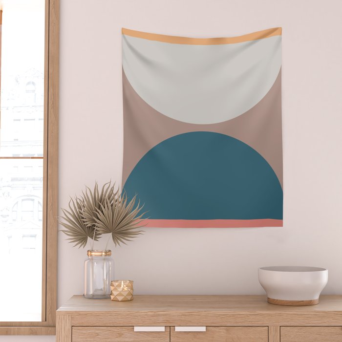 Abstract Geometric 23 Wall Tapestry Gallery Image 2