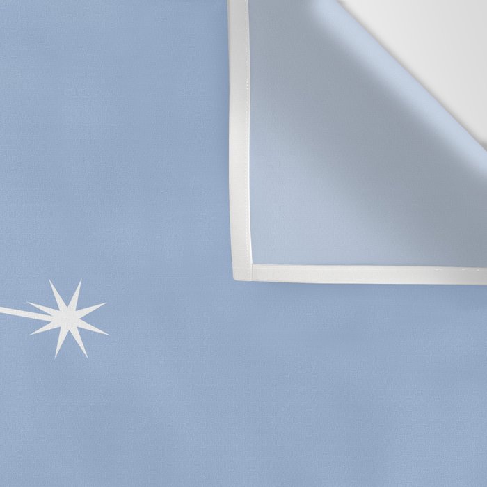 Gemini Zodiac Star Constellation Line Art Sky Blue Wall Tapestry Gallery Image 3