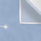 Gemini Zodiac Star Constellation Line Art Sky Blue Wall Tapestry Gallery Image 3