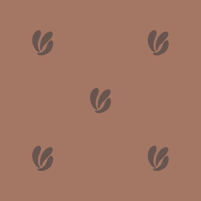 Leafy pattern - mocha mousse Coffee Mug Gallery Image 2