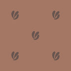 Leafy pattern - mocha mousse Coffee Mug Gallery Image 2