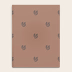Leafy pattern - mocha mousse Notebook Gallery Image 4