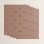 Leafy pattern - mocha mousse Wrapping Paper Gallery Image 3