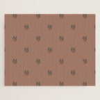 Leafy pattern - mocha mousse Jigsaw Puzzle Gallery Image 1