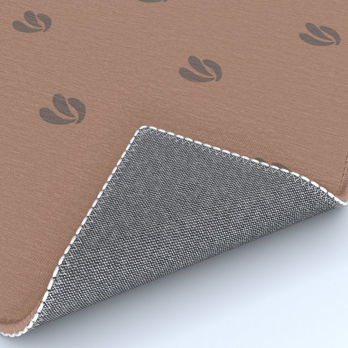 Leafy pattern - mocha mousse Rug Gallery Image 4