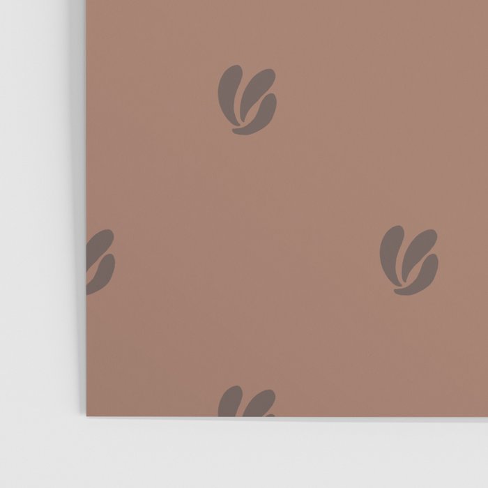 Leafy pattern - mocha mousse Poster Gallery Image 3