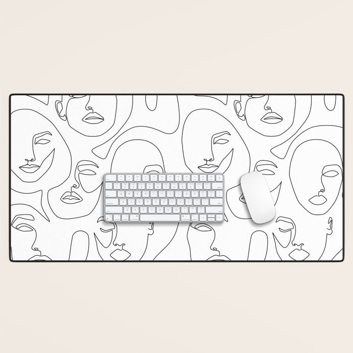 Her and Her Desk Mat Gallery Image 1